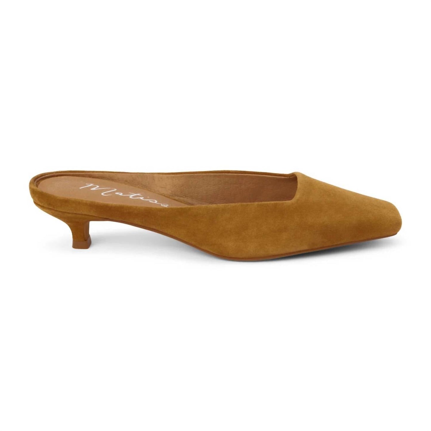 Matisse - Women’s Classy Square Toe Kitten Heel Mules