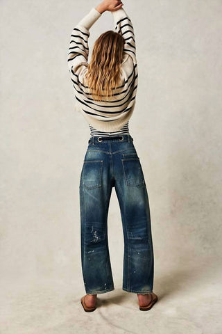Free People - Calça Jeans Moxie Low Slung Feminina