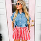 Elan - Striped Shorts