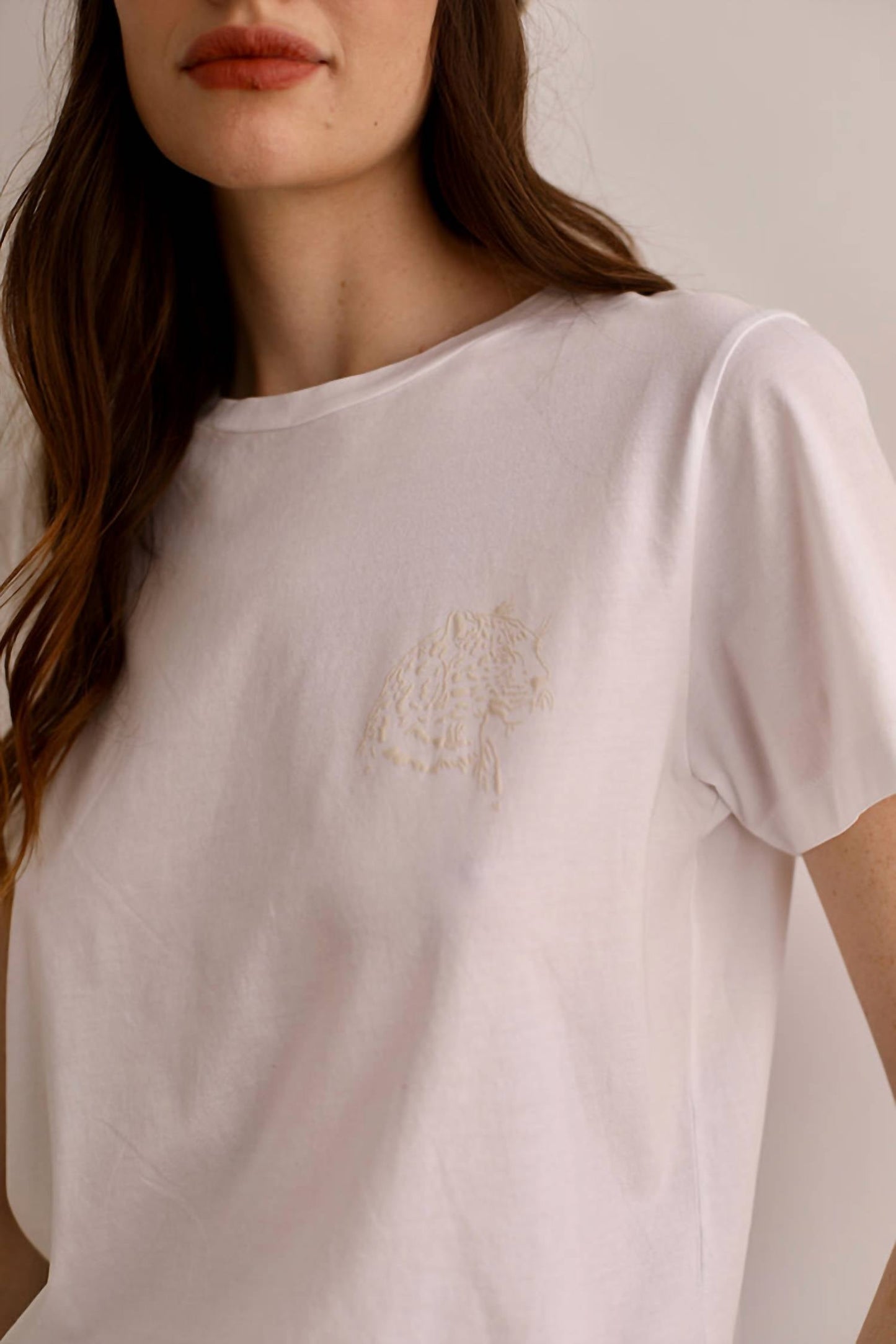Las Sureñas - Cheetah Round Neck Tee