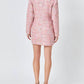 2.7 August Apparel - Premium Tweed Blazer Mini Dress
