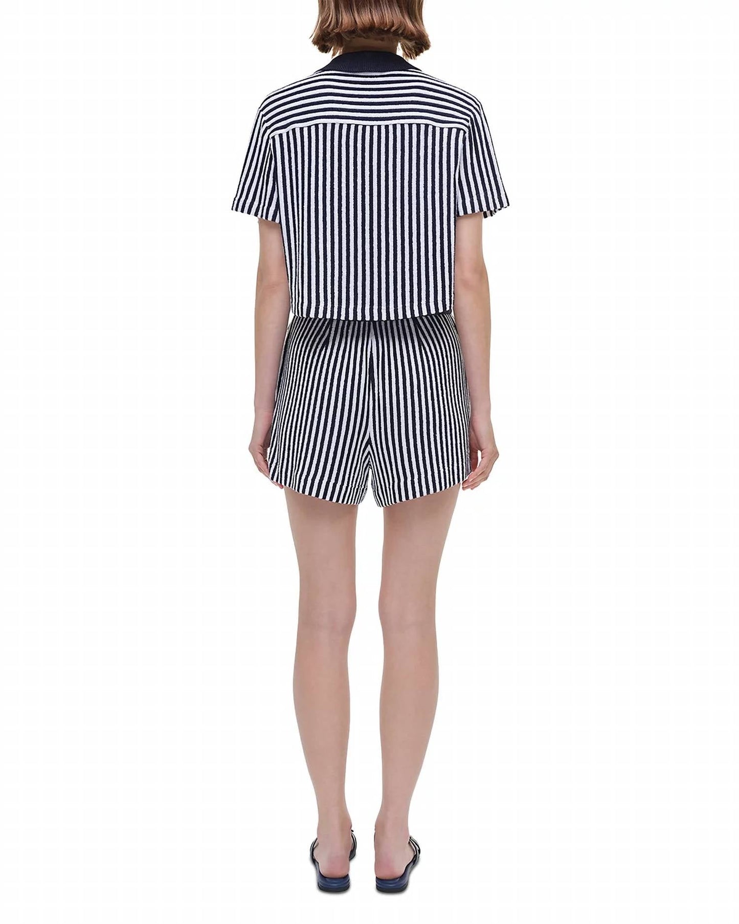 Simkhai - Short Sleeve Cropped Camp Shirt