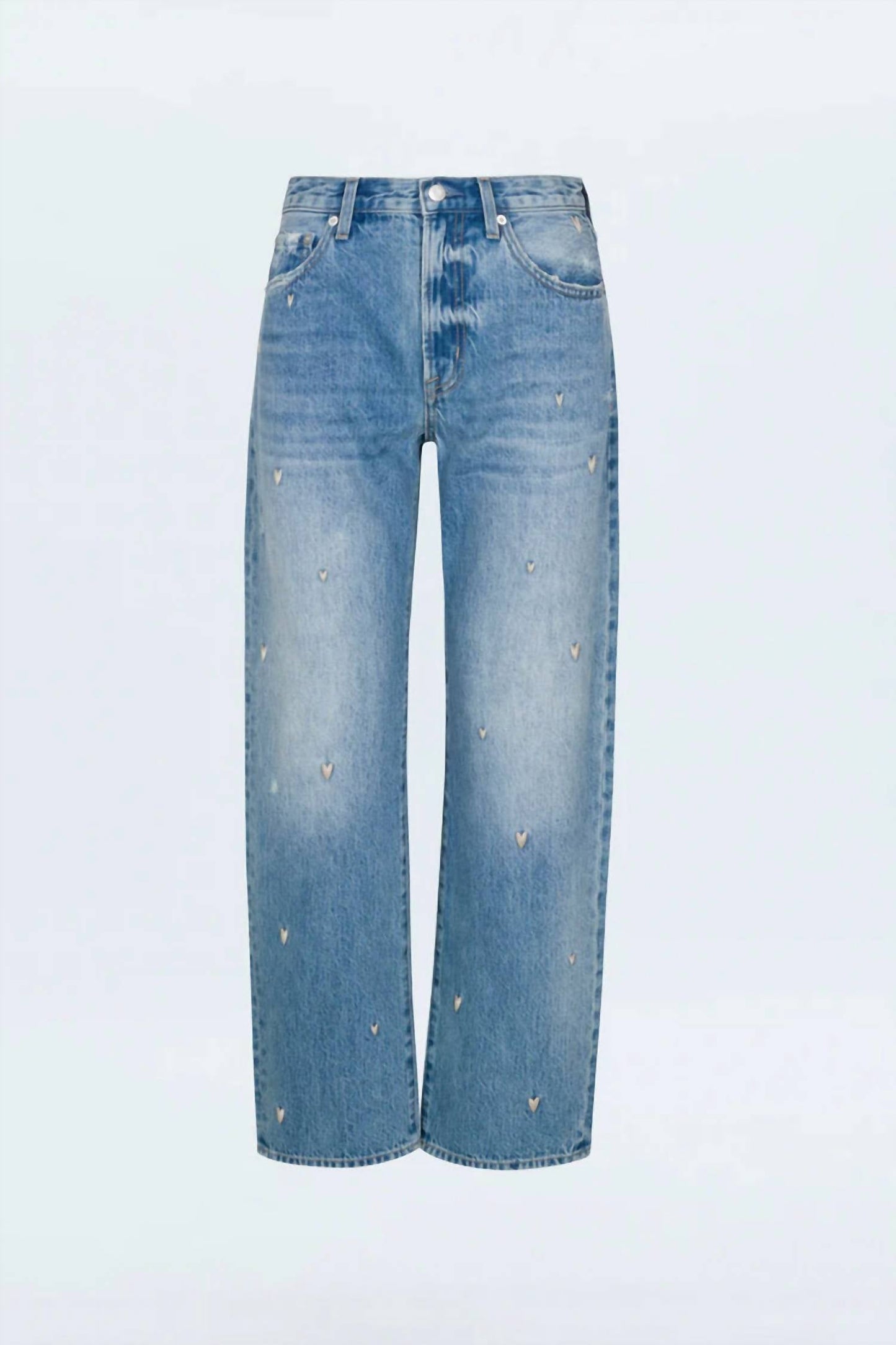 Pistola - Lexi Mid Rise Bowed Straight Jean
