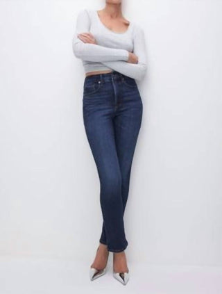 Calça Jeans Good American - Soft-Tech Good Classic Slim Straight