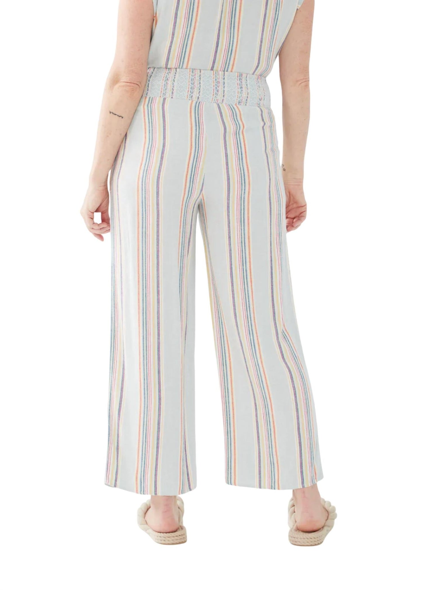 Fdj - BEACHY STRIPE PULL ON PANT