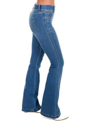 Spanx - Calça Jeans Flare Feminina