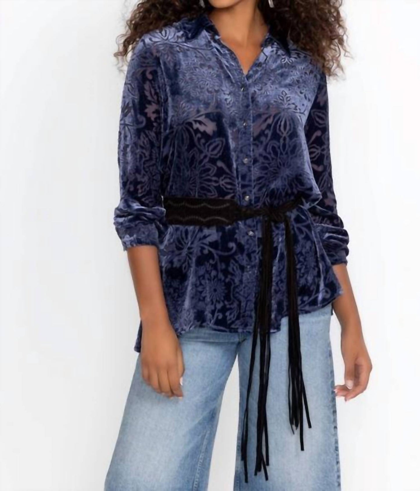 Johnny Was - MISTY BUTTON DOWN SHIRT - ALIXA