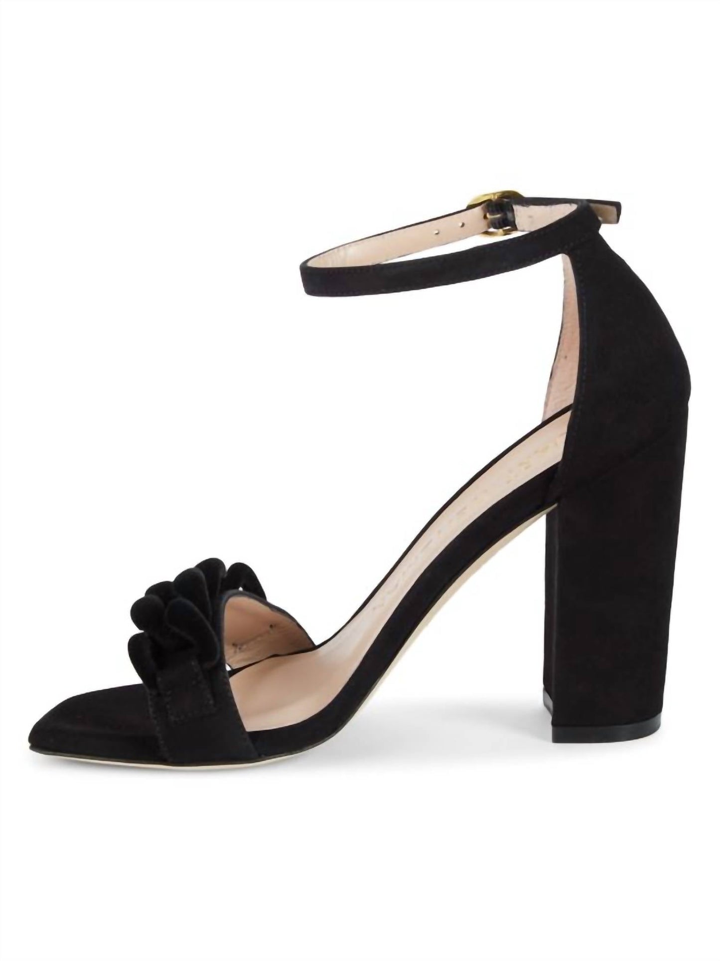 Stuart Weitzman - Women's Amelina Chain Suede Sandals