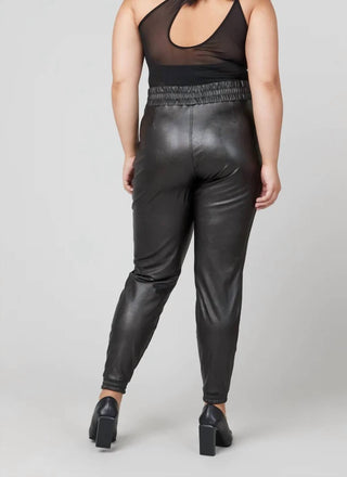 Spanx - CALÇA DE JOGGER COM ESTILO DE COURO