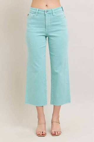 Judy Blue - High Waist Crop Wide Leg Jeans