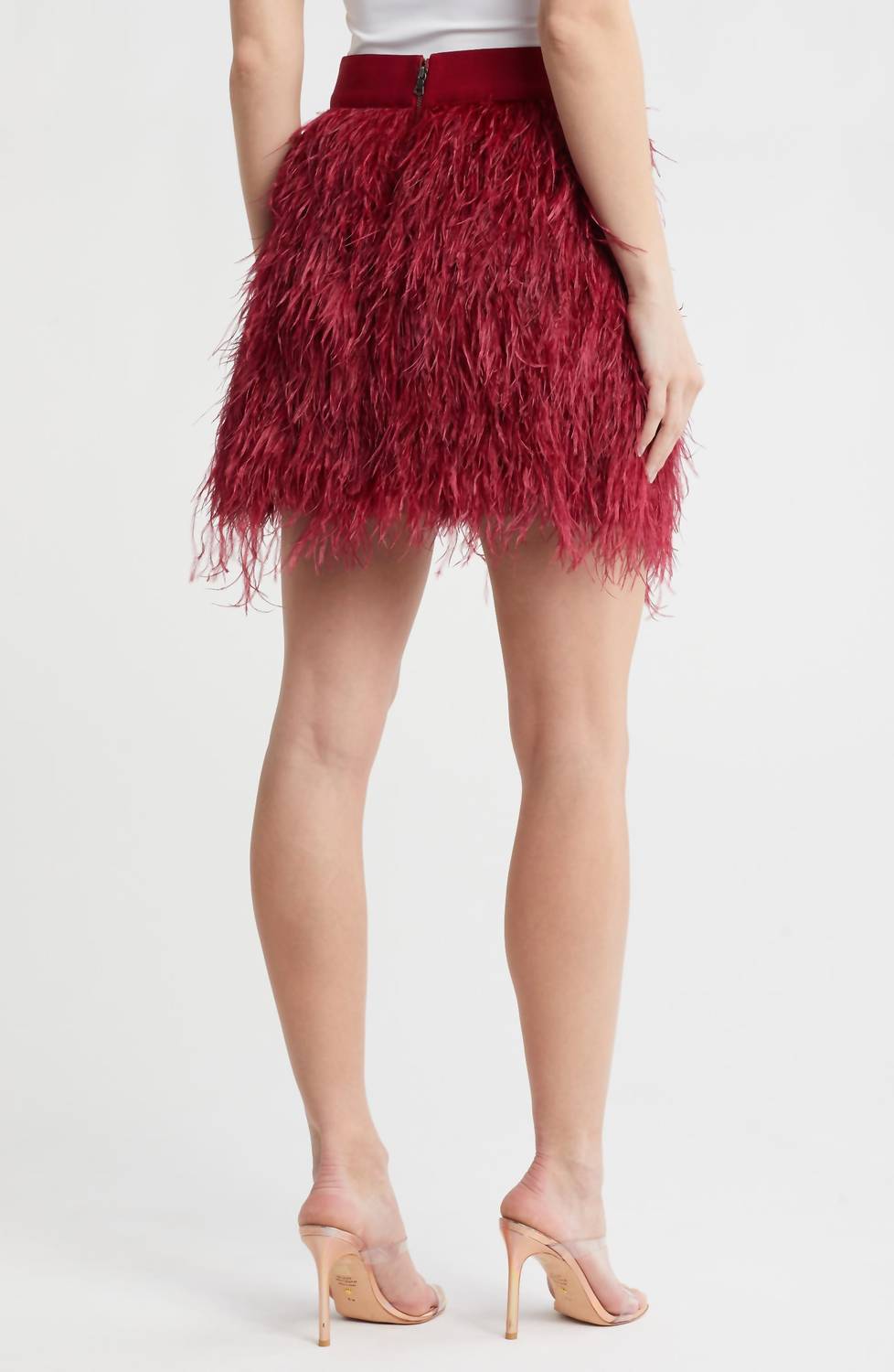 Alice + Olivia - Cina Feather Mini Skirt