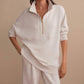 Varley - Molly Half Zip Longline Sweatshirt