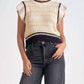 Elan - Fuzzy Cap Sleeve Sweater