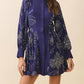 Tcec - Long Sleeve Button Front Dress