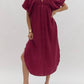 Entro - Bubble Sleeve Midi Dress