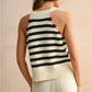 Miou Muse - Stitch Detail Knit Top