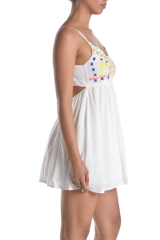 A.Peach - Vestido de saída de praia bordado