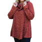 On The Plus Side - Plus Size Brushed Hacci Cowl Long Sleeve Tunic Top
