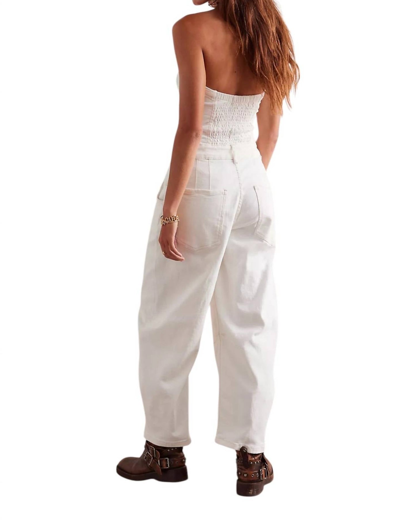 Free People - Je Suis Pret Barrel Leg Jumpsuit