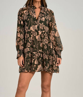 Elan - Vestido Estampado Napa