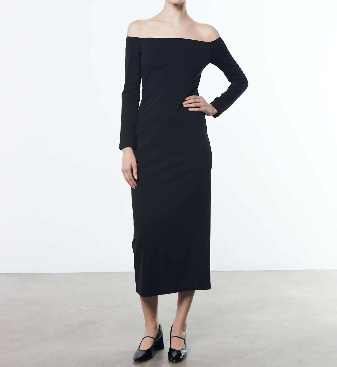 Enza Costa - OFF-SHOULDER ANKLE DRESS