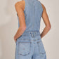 Bucketlist - Collared Wide Leg Jumpsuit
