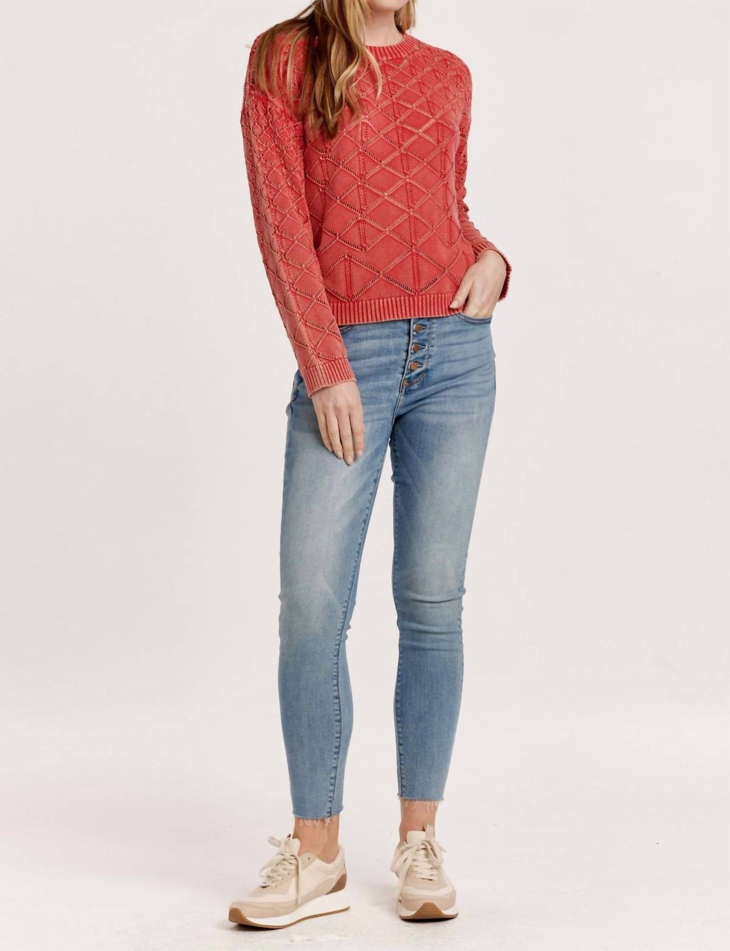 Another Love - Cosette Acid Wash Sweater