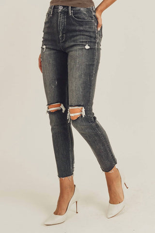 Risen - Reed High Rise Relaxed Fit Skinny Jean