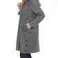 Joseph Ribkoff - Relaxed Hooded Bouclé Coat