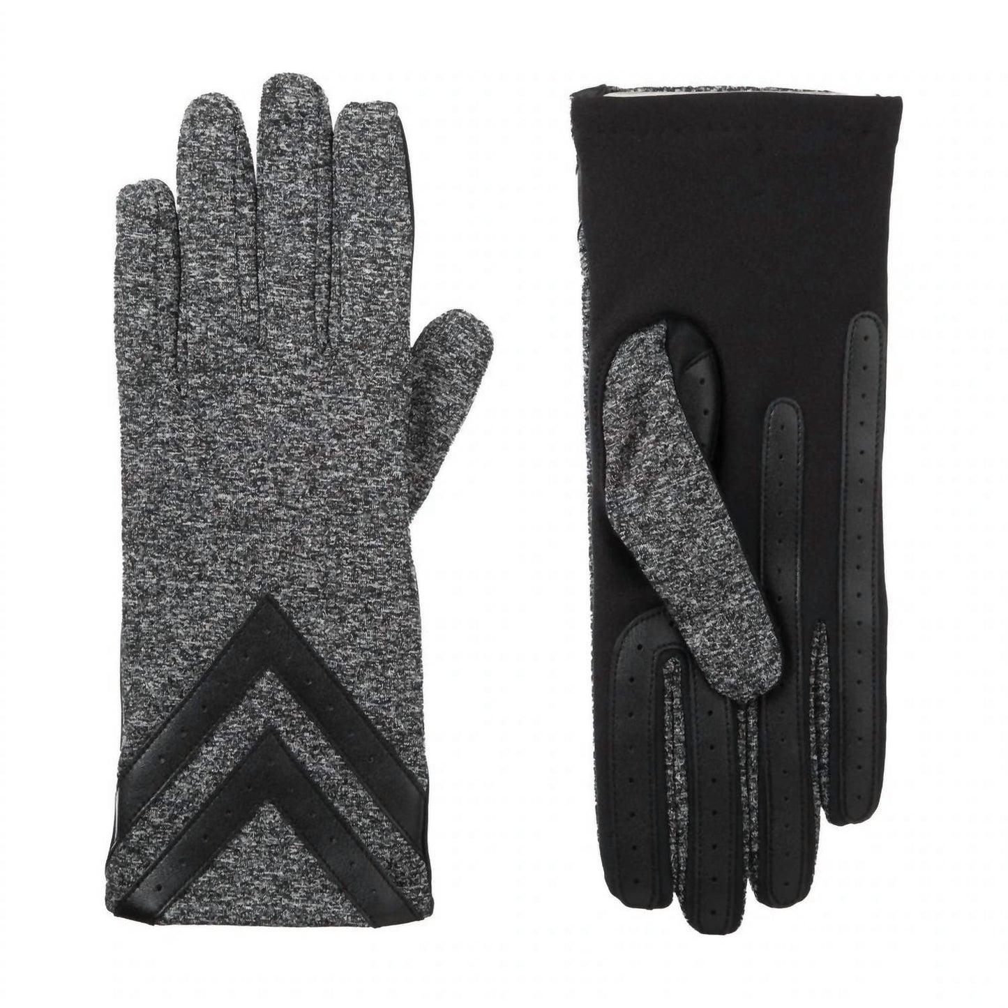 Isotoner - Women’s Chevron Spandex Gloves