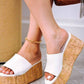 Cape Robbin - Women's Mini Wedged Heel Sandal