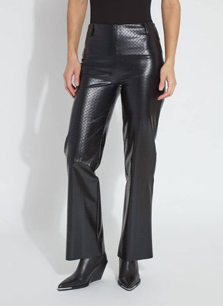 Lysse - Calça reta flare feminina de vime Amara
