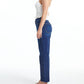Bayeas - High Rise Straight Raw Hem Jeans