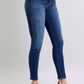 Judy Blue - LANE SKINNY THERMAL DENIM