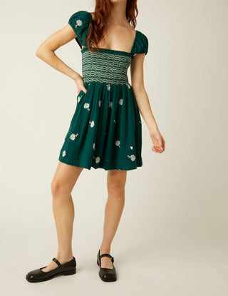 Free People - Vestido curto bordado Tory