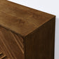 Diamond Fluted Sideboard Storage Cabinet with Adjustable Shelves