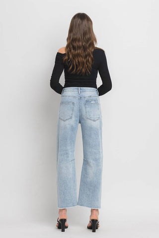 Flying Monkey - High Rise Barrel Jean