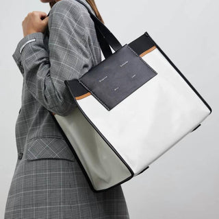 Proenza Schouler White Label - Bolsa tote feminina Morris Xl de lona revestida
