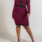 The Curve La - Plus Size Monogram-pattern Zip-up Dress