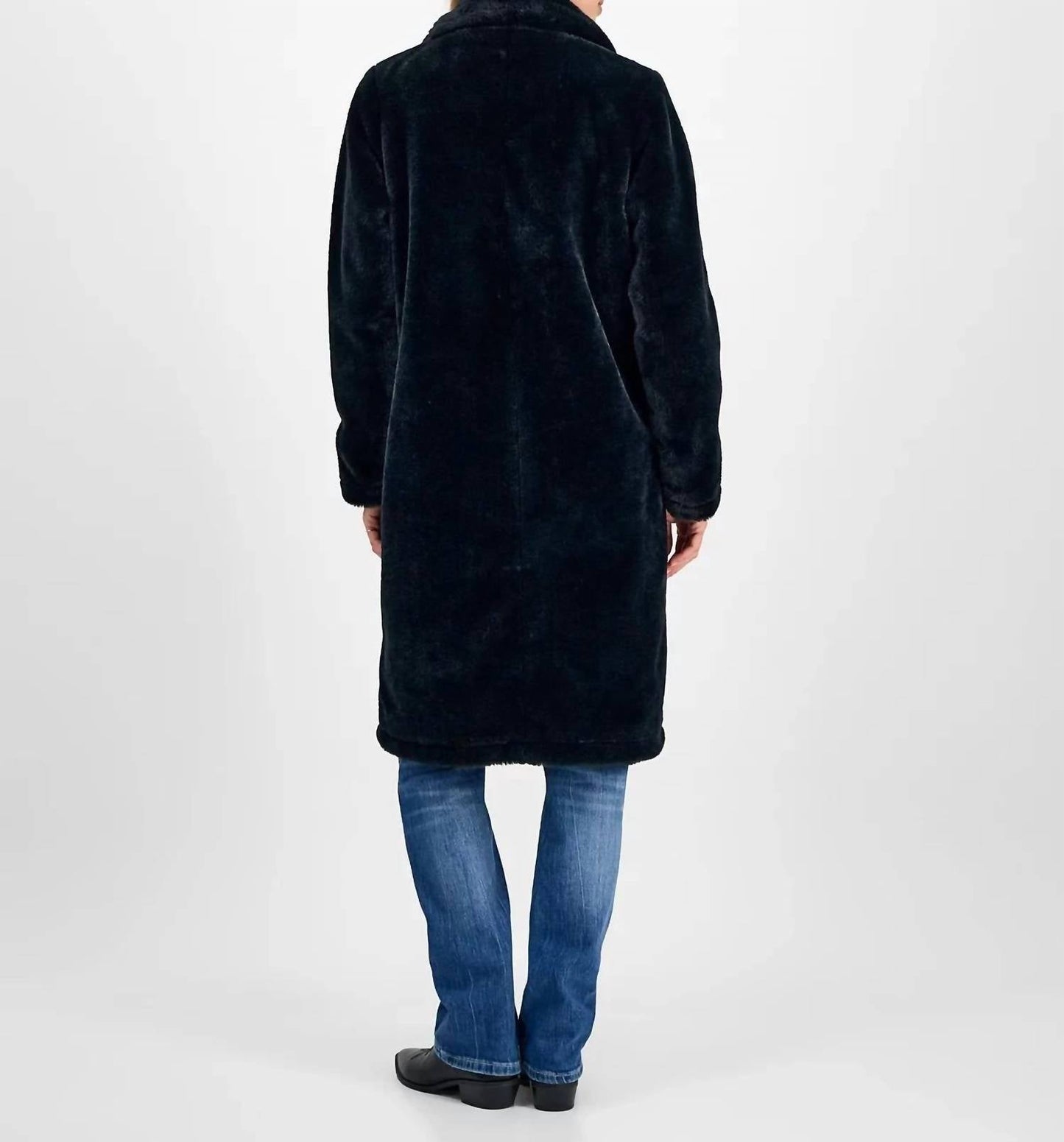 Joujou - Juniors Faux Fur Double Breasted Coat