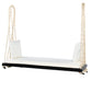Patio Wooden Swing Chair Hanging Porch Swing Bench