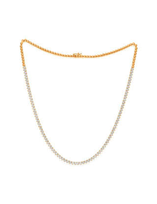 Diana M Jewels - Colar de tênis com diamantes de 3,15 cts