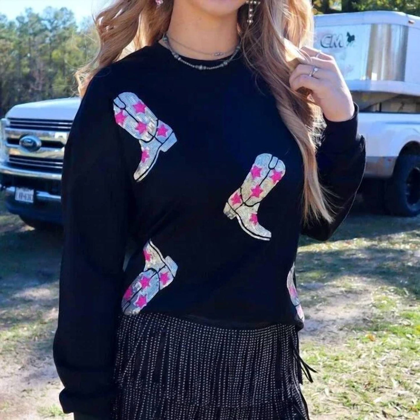 Destash - Kick Up Your Boots Top