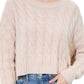 Alice + Olivia - Cecilie Cableknit Pullover Sweater