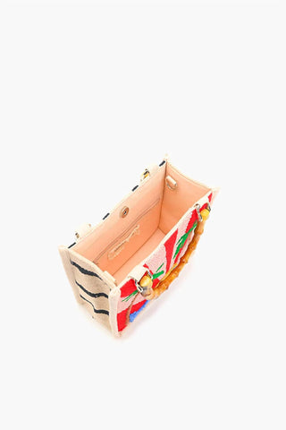 America &amp; Beyond - Bolsa feminina Tropic Like It's Hot com detalhes embelezados