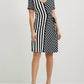 Joseph Ribkoff - MIXED STRIPE DRESS