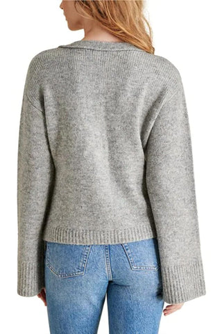 Steve Madden - Odelia V-Neck Long Sleeve Button Down Cardigan