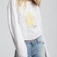 Recycled Karma - Pink Floyd Classic Shine Puff Sleeve Tee
