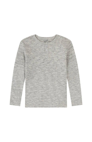 Joe'S Jeans - Boys' Long Sleeve Thermal Henley Tee