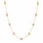 Diana M Jewels - 1.00 Cts Diamonds-by-the-yard Necklace